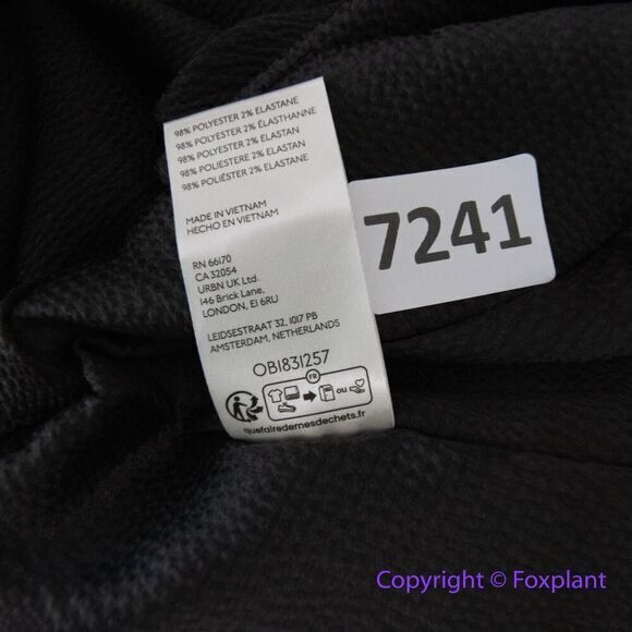 NEW Free People Scarlett‎ Short Sleeve Texture Mini Dress black, size XS - Picture 16 of 16